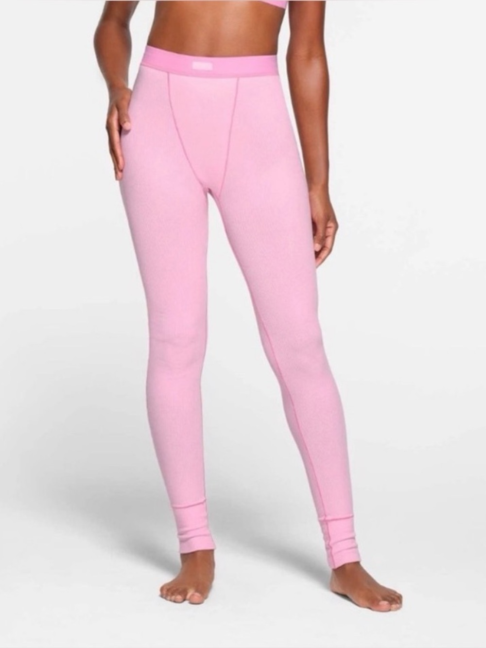 SKIMS BUBBLEGUM Pink Seamless High-Rise Leggings NWT